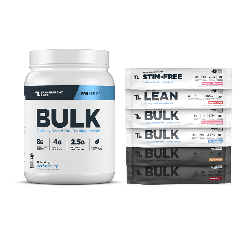 Bulk Pre-Workout + Free Variety Pack